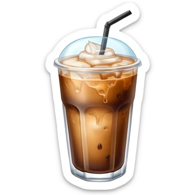 Café helado  sticker