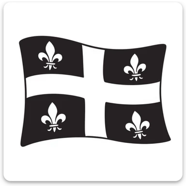 Quebec flag sticker