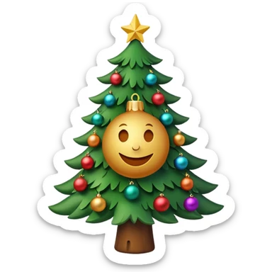 ялинка посміхається sticker