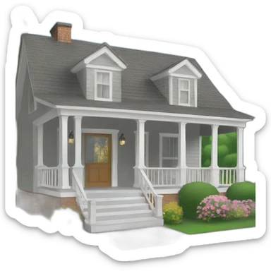 welcoming front porch sticker