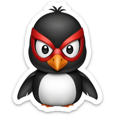 Penguin spiderman without a cape and without a suit sticker