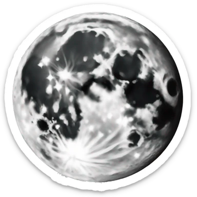 moon sticker