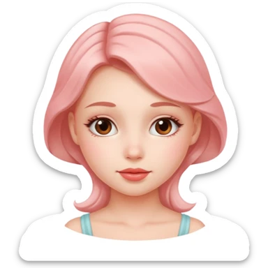 Girly femenino coquette delicado suave belleza  sticker