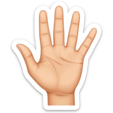The german handgesture for "schweigefuchs" sticker