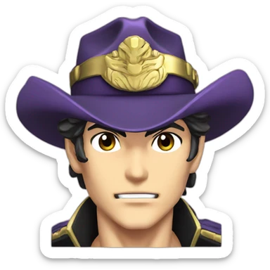 Jotaro kujo with stand sticker