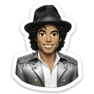 Michael jackson sticker