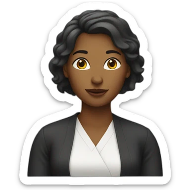 Women demonstrating sticker