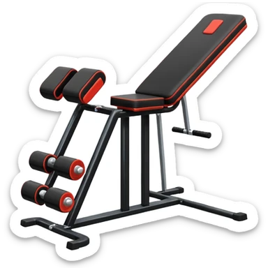 leg extension machine, like that in the picture sticker