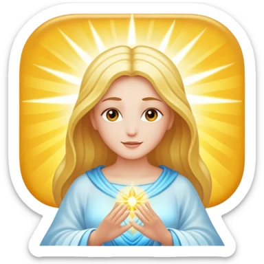 ser divino de luz sticker