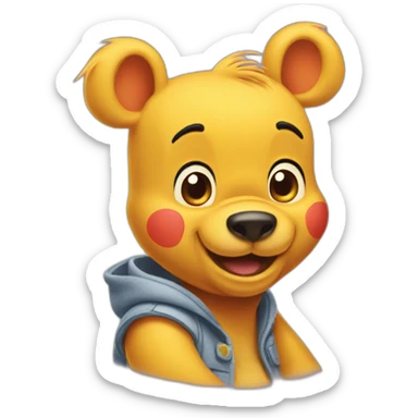 Winnie-Pooh sticker
