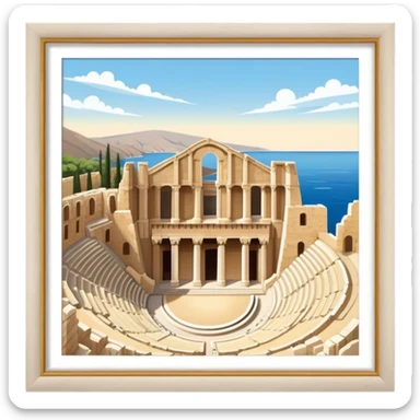 Cinematic Realistic Odeon of Herodes Atticus Emoji sticker