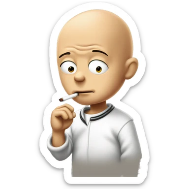 stewie griffin smoking sticker