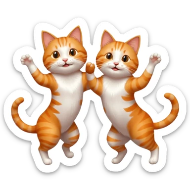 Gatos dançando sticker