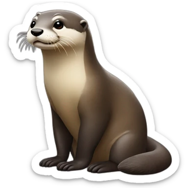 Loutre  sticker