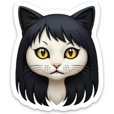 Gato emo sticker