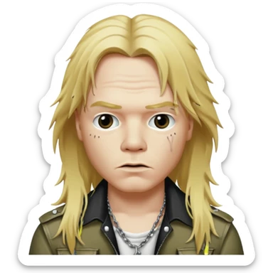 axl rose sticker