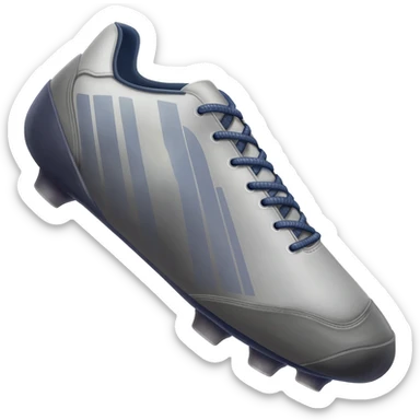 a soccer shoe with spike cleats sticker