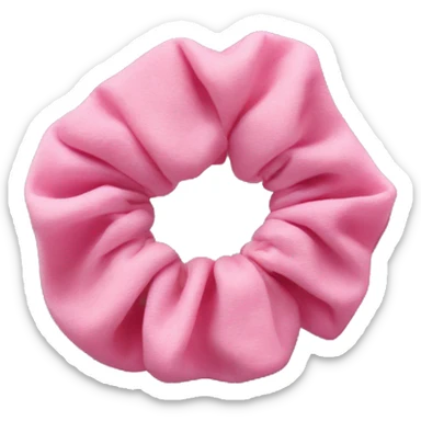 Pink scrunchie  sticker