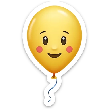 Balloon sticker