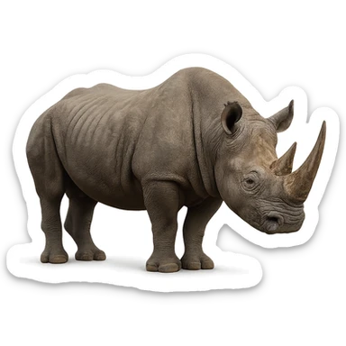 Rhino sticker