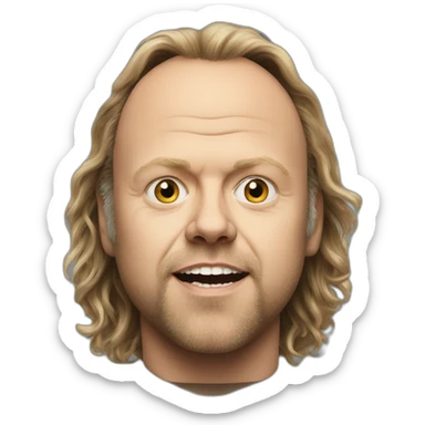 Lars ulrich sticker