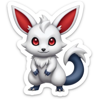 Zangoose-Minccino-Absol-fusion sticker
