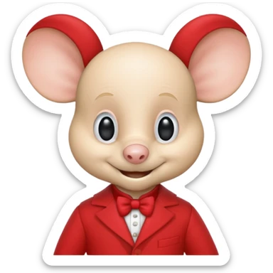Luís Marques Mendes em figura de Topo Gigio sticker