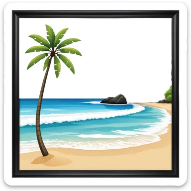 kelingking beach bali sticker