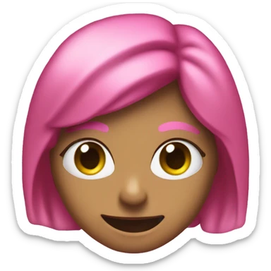 a pink sign that reads “hi izzy”  sticker