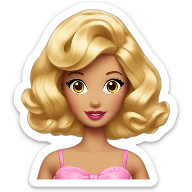 Vintage Barbie sticker