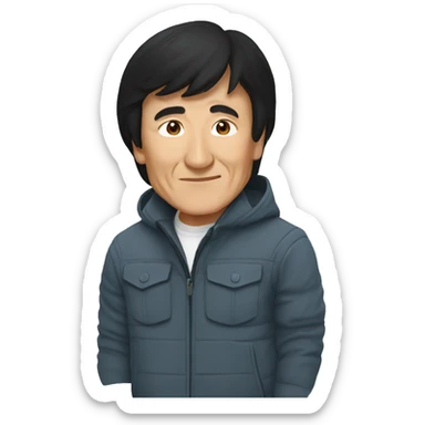jackie chan sticker