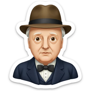 Sir John Betjeman sticker