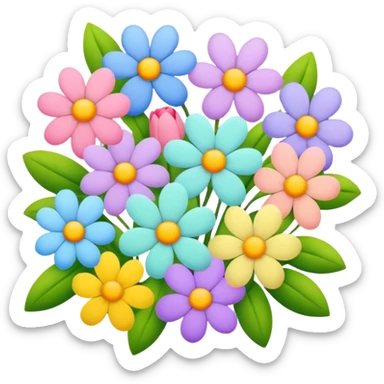 spring flowers sticker