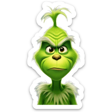 Grinch sticker