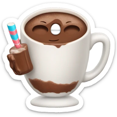 Hot chocolate  sticker
