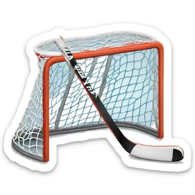 Hockey net sticker