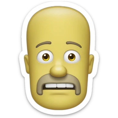 homer qui étrangle bart sticker