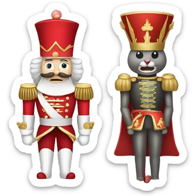 Nutcracker vs mouse king sticker