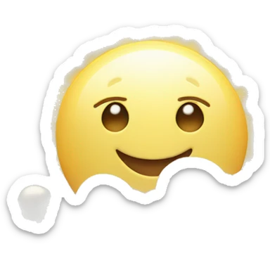 clouds with rays coming out of it  sticker