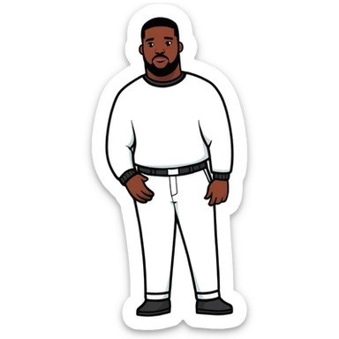 Gay huge black men sticker