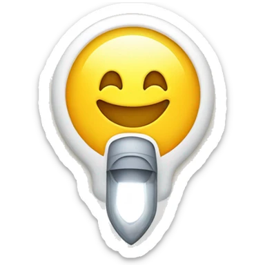 emoji denoting the phrase "Your smile lights up my day" sticker