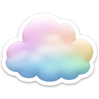 Pastel Cloud sticker