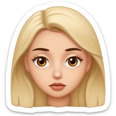 seductive eye roll sticker