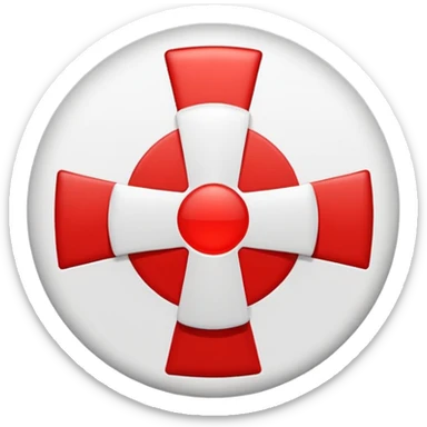 je souhaite faire une image avec le logo Chagpt avec un croix rouge dessus sticker