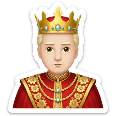 the emperor sticker