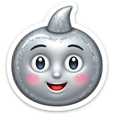 A sparkle that is silver ✨ sticker