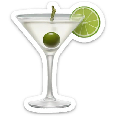 Dirty martini sticker