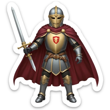 Headless Knight with Sword sticker