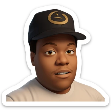 casual boy in white shirt sticker