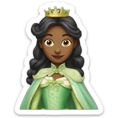 La princesse et la grenouille sticker
